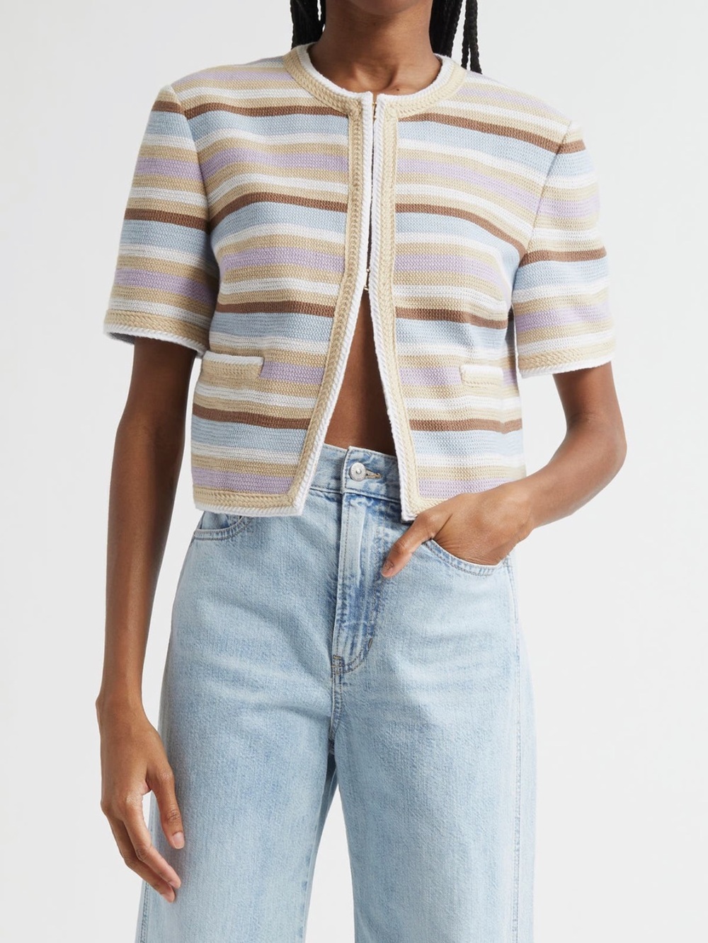 Veronica Beard Short Sleeve Wyatt jacket NWT